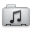 Noir Music Folder Icon 32x32 png